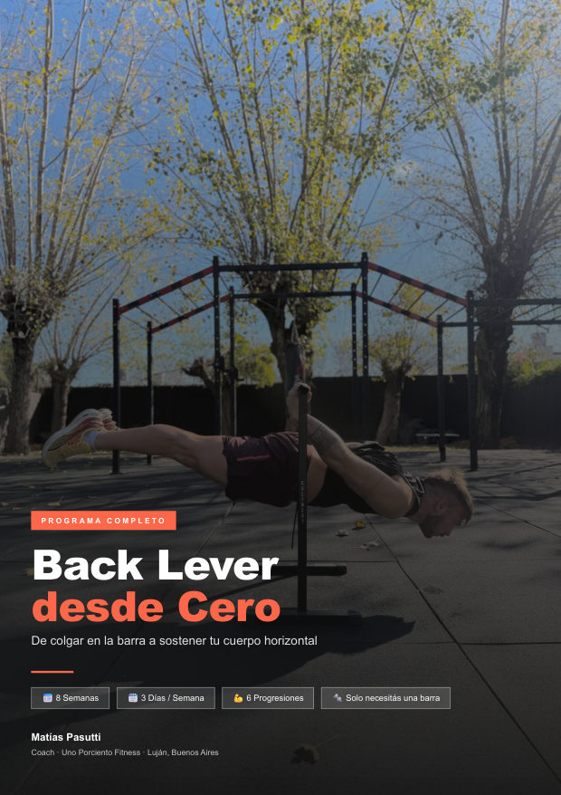 Back Lever desde Cero