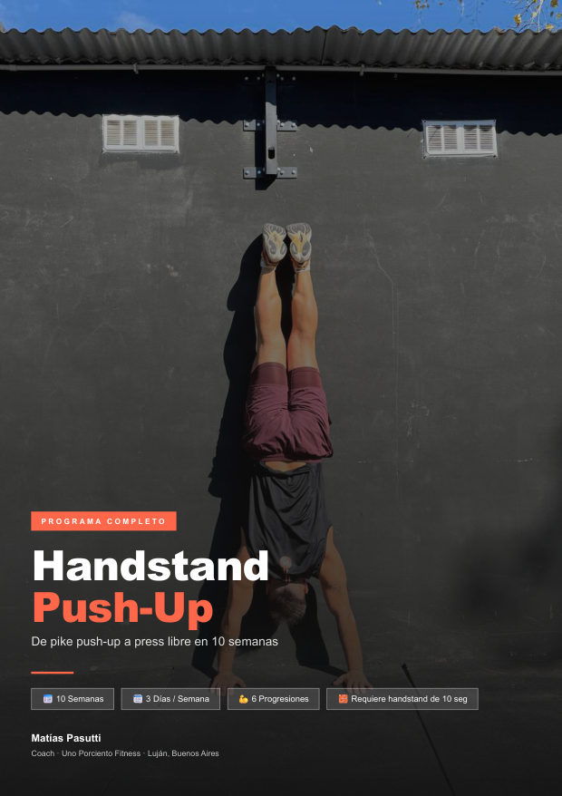 Handstand Push-Up desde Cero
