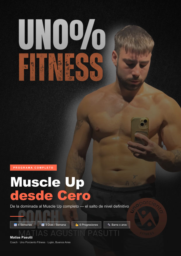 Muscle Up desde Cero