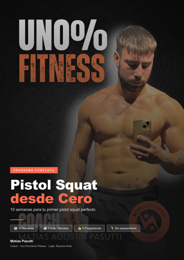 Pistol Squat desde Cero
